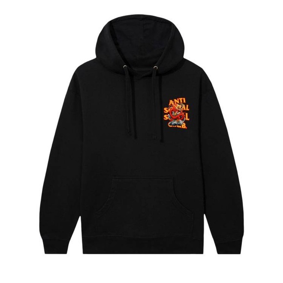Anti Social Social Club No Sympathy Hoodie Black-2024 limited